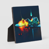 Plaque Photo Éclairage Liquide (Recto)