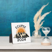 Plaque Photo Éclipse solaire totale 2024 (Insitu)