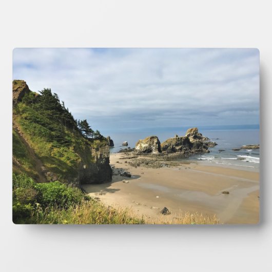 Plaque Photo Ecola State Park, Cannon Beach, Oregon (Devant)