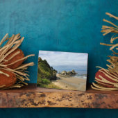 Plaque Photo Ecola State Park, Cannon Beach, Oregon (Côté)
