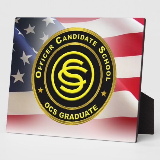 Plaque Photo École candidate d'officier "OCS" (Côté)