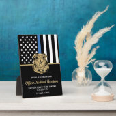 Plaque Photo École d'application de la loi des officiers de pol (Côté)