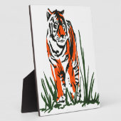 Plaque Photo Écran Silk Tiger (Côté)