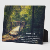 Plaque Photo Écriture inspirée du pont forestier (Côté)