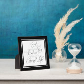 Plaque Photo écriture Jean 3:16 (Insitu)