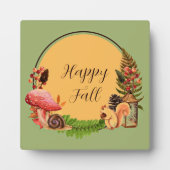 Plaque Photo Écureuil et nature avec texte personnalisable (Devant)