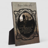 Plaque Photo Edgar Allan Poe (Côté)