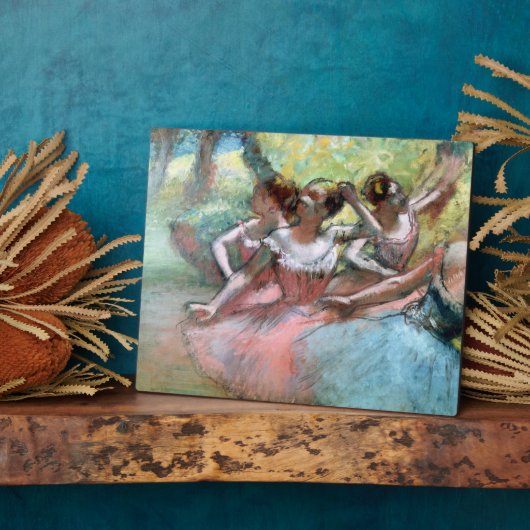 Plaque Photo Edgar Degas | Four ballerinas (Côté)