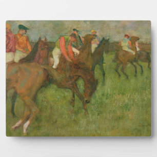 Plaque Photo Edgar Degas   Jockeys, 1886-90