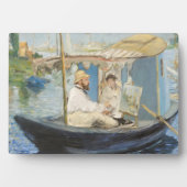 Plaque Photo Edouard Manet - Monet Peinture sur son Studio Boat (Devant)