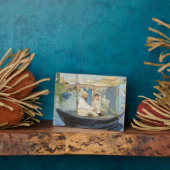 Plaque Photo Edouard Manet - Monet Peinture sur son Studio Boat (Côté)