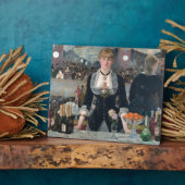 Plaque Photo Edouard Manet's A Bar (Côté)