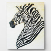 Plaque Photo EDS Art Zebra Avec Easel (Devant)