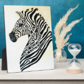 Plaque Photo EDS Art Zebra Avec Easel (Côté)