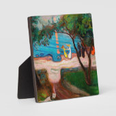 Plaque Photo Edvard Munch - Danse sur la plage (Recto)
