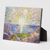 Plaque Photo Edvard Munch - Le Soleil 1911 (Côté)
