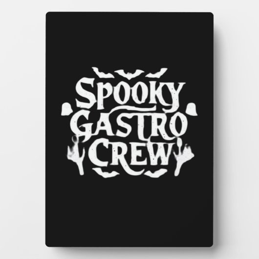 Plaque Photo Éffrayant Gastro Crew Gastro Nurse Halloween Class (Devant)