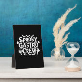 Plaque Photo Éffrayant Gastro Crew Gastro Nurse Halloween Class (Côté)