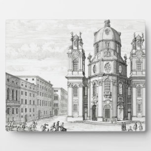 Plaque Photo Eglise Notre Dame, Salzbourg, Autriche, de 'Ent