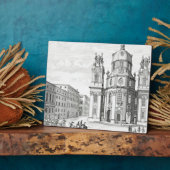 Plaque Photo Eglise Notre Dame, Salzbourg, Autriche, de 'Ent (Côté)