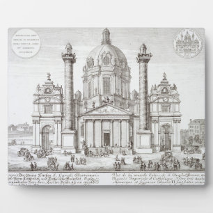 Plaque Photo Eglise Saint Charles Borromée (1538-84), Vienne,