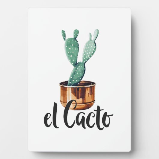 Plaque Photo El Cactus (Devant)