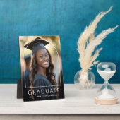 Plaque Photo Élégant arche classique diplôme de diplôme de la p (Côté)