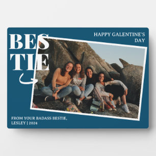 Plaque Photo Elégant Best Friends Galentine's day Bestie photo