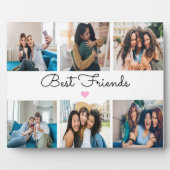 Plaque Photo Elégant Best Friends Photo Collage Keepsaké (Devant)