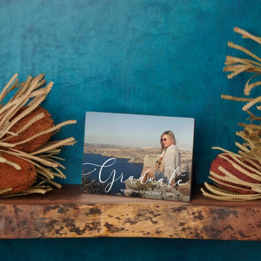 Plaque Photo Élégant Blancs (Côté)