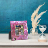 Plaque Photo Élégant boho rose florales fleurs hydrangées (Insitu)