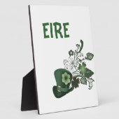 Plaque Photo Élégant Casquette Shamrock (Côté)