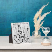 Plaque Photo Elegant Christian Wedding Scripture Quote Gift (Insitu)
