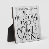 Plaque Photo Elegant Christian Wedding Scripture Quote Gift (Recto)