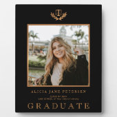 Plaque Photo Élégant diplôme de l'école de droit sur mesure pho (Devant)