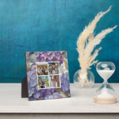 Plaque Photo élégant doux clair violet floral (Insitu)