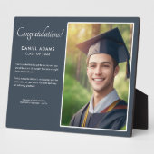 Plaque Photo Élégant gris foncé gris pâle côte à côte photo et  (Côté)