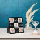 Plaque Photo Elegant Memorial 5 Photo Collage Remembrance  (Insitu)