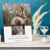 Plaque Photo Élégant Mini 2 Photo MÈRE (Côté)