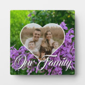 Plaque Photo Élégant modèle photo Lilac (Devant)
