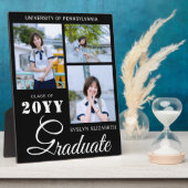Plaque Photo Elegant Personalized Graduation Keepsake Photo (Côté)