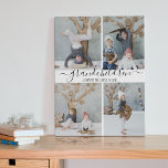 Plaque Photo élégant | Petits-enfants | Collage de photos<br><div class="desc">Transformez vos photos les plus chères en un souvenir unique grâce à cette plaque photo design ! Avec quatre de vos images préférées dans un design élégant et moderne, cette plaque saisit parfaitement l'esprit de votre famille tout en ajoutant une touche spéciale à tout espace. De plus, la plaque est...</div>