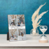 Plaque Photo élégant | Petits-enfants | Collage de photos (Côté)