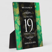 Plaque Photo Élégante 19e anniversaire du Mariage de Jade (Côté)