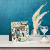 Plaque Photo Elégante aquarelle blanche vert hydrangée florale (Insitu)