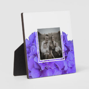 Plaque Photo Elégante lavande violette lilas hydrangées florale