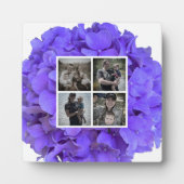 Plaque Photo Elégante lavande violette lilas hydrangées florale (Devant)