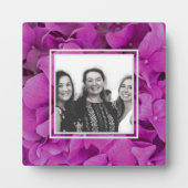 Plaque Photo Elégante magenta rose hydrangée florale roses (Devant)