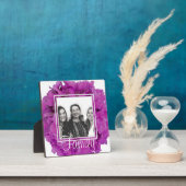 Plaque Photo Elégante magenta rose hydrangée florale roses (Insitu)