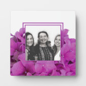 Plaque Photo Elégante magenta rose hydrangée florale roses (Devant)